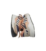 Adidasi dama Adidas 35, piele intoarsa, material textil, bej roz - imagine 4