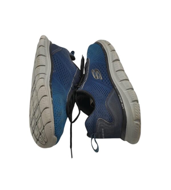 Adidasi barbati Skechers 43, material textil, albastru - imagine 4
