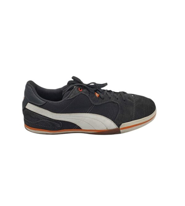 Adidasi barbati Puma 48, piele intoarsa, material textil, negru - imagine 1