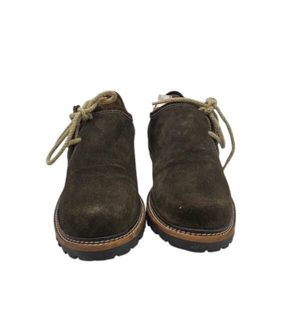 Pantofi barbati Distler 43, piele intoarsa, maro - imagine 3