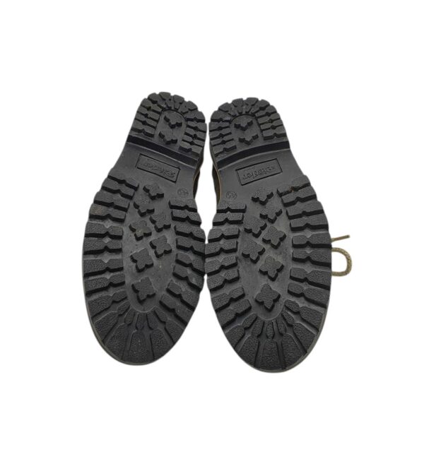 Pantofi barbati Distler 43, piele intoarsa, maro - imagine 5