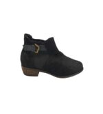 Botine dama 38, material textil, negru