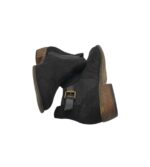 Botine dama 38, material textil, negru - imagine 4
