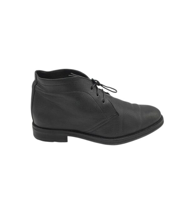 Ghete unisex Henry Parker 39, piele, negru , imblanite - imagine 1