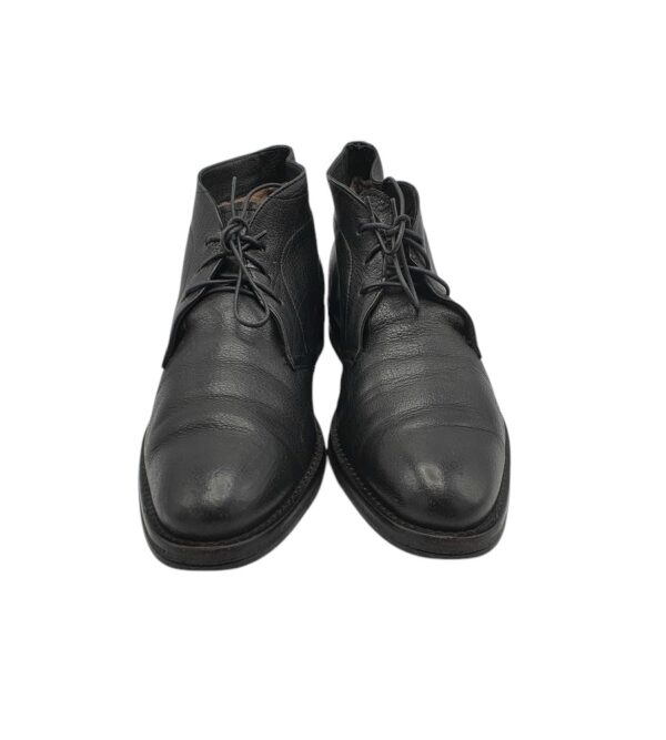 Ghete unisex Henry Parker 39, piele, negru , imblanite - imagine 3