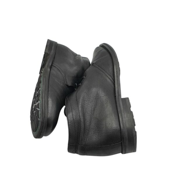 Ghete unisex Henry Parker 39, piele, negru , imblanite - imagine 4