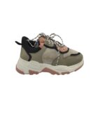 Adidasi dama Sinsay 39, material textil, imitatie de piele, alb gri