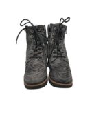 Ghete dama Waldlaufer 36.5, piele intoarsa, gri - imagine 3