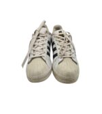 Adidasi dama Adidas 38, piele, imitatie de piele, alb - imagine 3