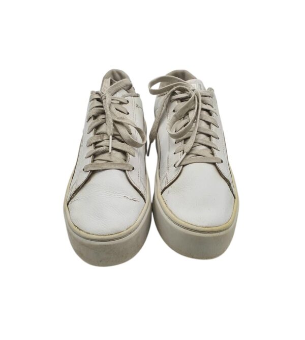 Adidasi dama Puma 41, piele, imitatie de piele, alb - imagine 3