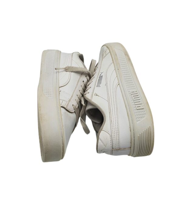 Adidasi dama Puma 41, piele, imitatie de piele, alb - imagine 4
