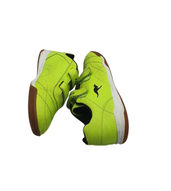 Adidasi copii Kangaroos 34, imitatie de piele, verde - imagine 4