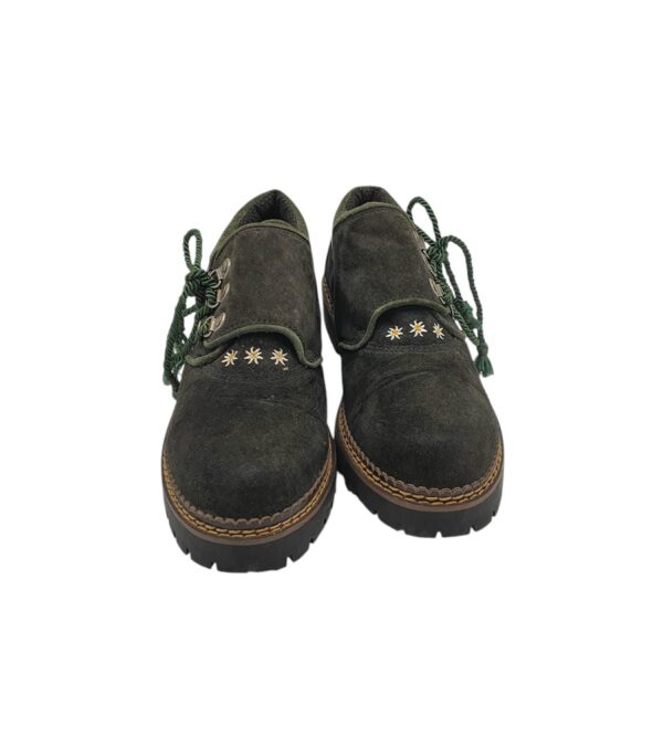 Pantofi dama Taxi 39, piele intoarsa, negru - imagine 3