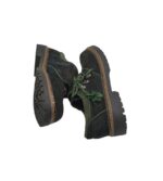 Pantofi dama Taxi 39, piele intoarsa, negru - imagine 4