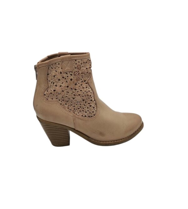 Botine dama Young Spirit 37, imitatie de piele, bej - imagine 1