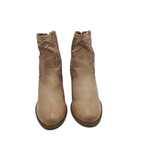 Botine dama Young Spirit 37, imitatie de piele, bej - imagine 3