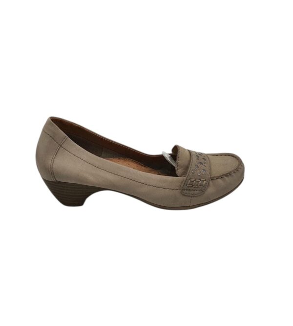 Pantofi dama Jana 40.5, piele, bej - imagine 1