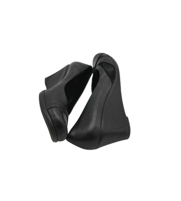 Pantofi dama M&S 38, piele, piele intoarsa, negru - imagine 4