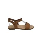 Sandale dama 38, imitatie de piele, maro