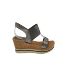 Sandale dama Moda 40, piele, gri