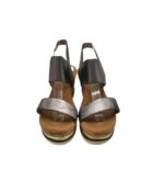 Sandale dama Moda 40, piele, gri - imagine 4