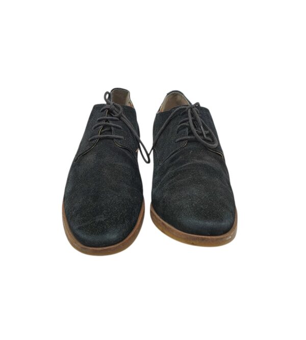 Pantofi barbati Walk 44, piele intoarsa, negru - imagine 3