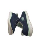 Adidasi dama Skechers 38, material textil, bleumarin - imagine 4