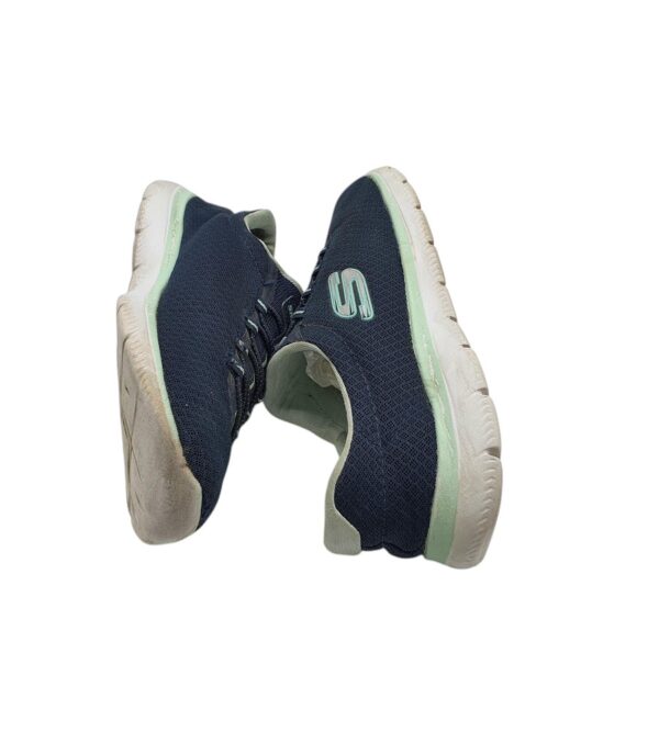 Adidasi dama Skechers 38, material textil, bleumarin - imagine 4