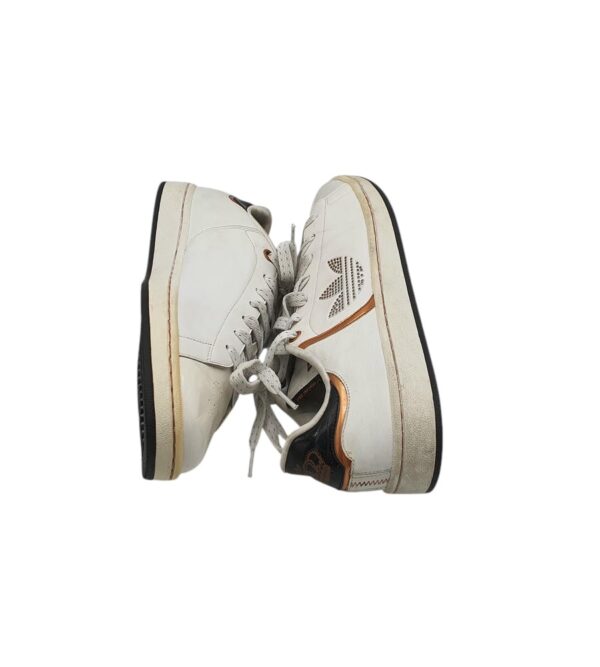 Adidasi barbati Adidas 41, piele, alb - imagine 4