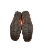 Mocasini Strauss 43, piele, maro alb - imagine 5