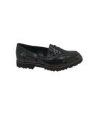 Mocasini barbati Inspired 43, imitatie de piele, negru