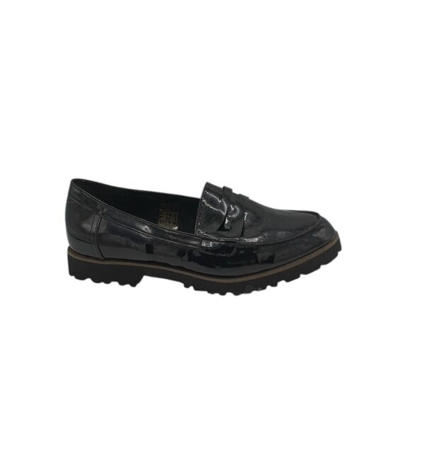 Mocasini barbati Inspired 43, imitatie de piele, negru - imagine 1