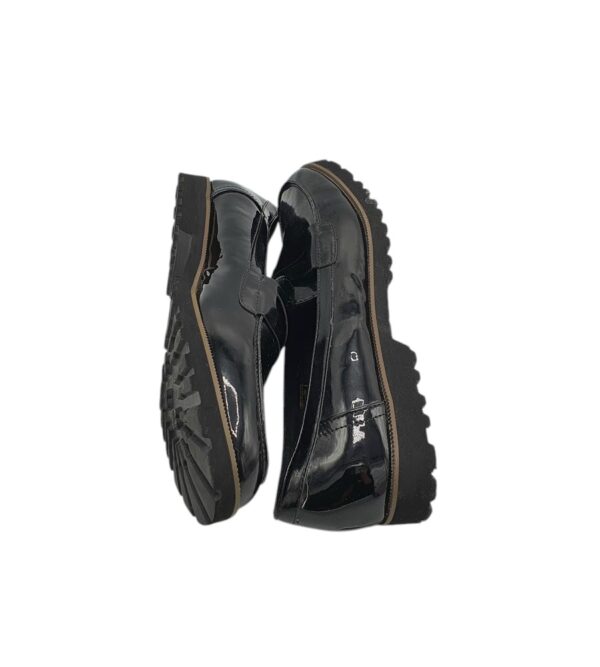 Mocasini barbati Inspired 43, imitatie de piele, negru - imagine 4
