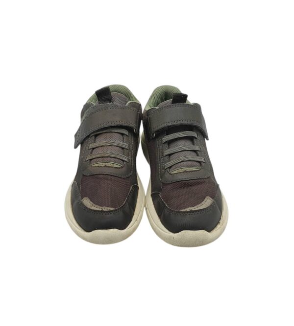 Adidasi copii Superfit 34, material textil, imitatie de piele, gri - imagine 3