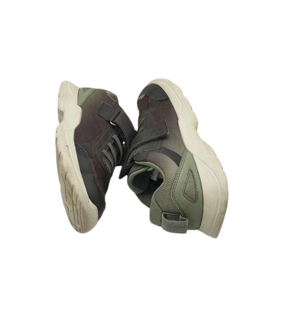 Adidasi copii Superfit 34, material textil, imitatie de piele, gri - imagine 4