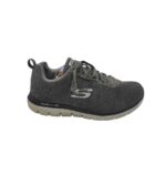 Adidasi barbati Skechers 43, material textil, gri