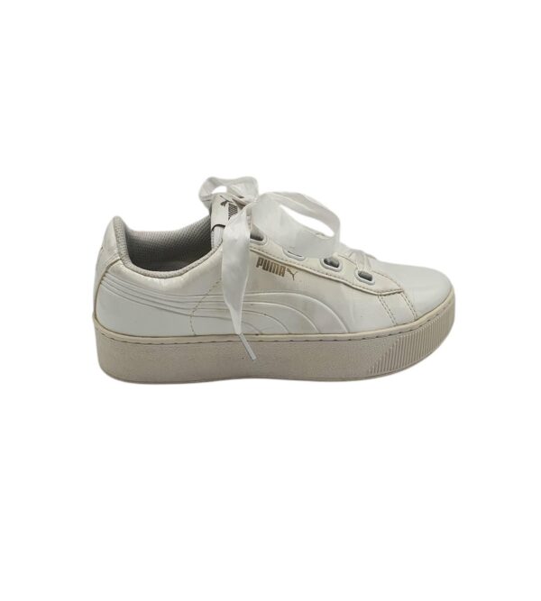 Adidasi dama Puma 41, imitatie de piele, alb - imagine 1