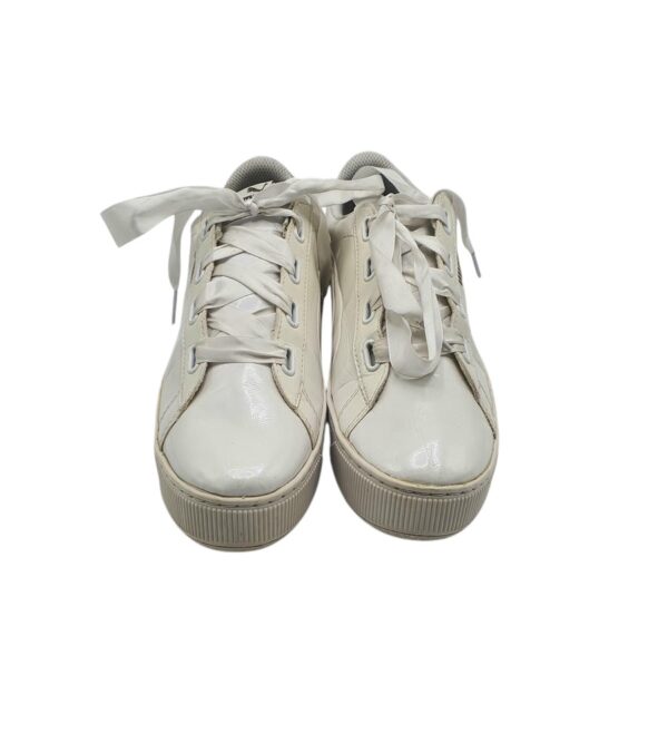 Adidasi dama Puma 41, imitatie de piele, alb - imagine 3