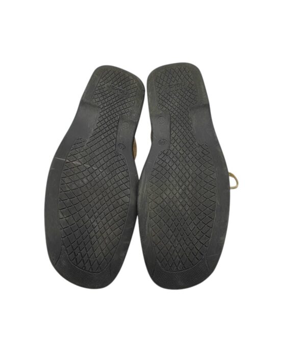 Pantofi dama Rieker 46, material textil, piele intoarsa, bej - imagine 5
