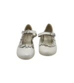 Balerini copii Primigi 35, imitatie de piele, alb - imagine 3