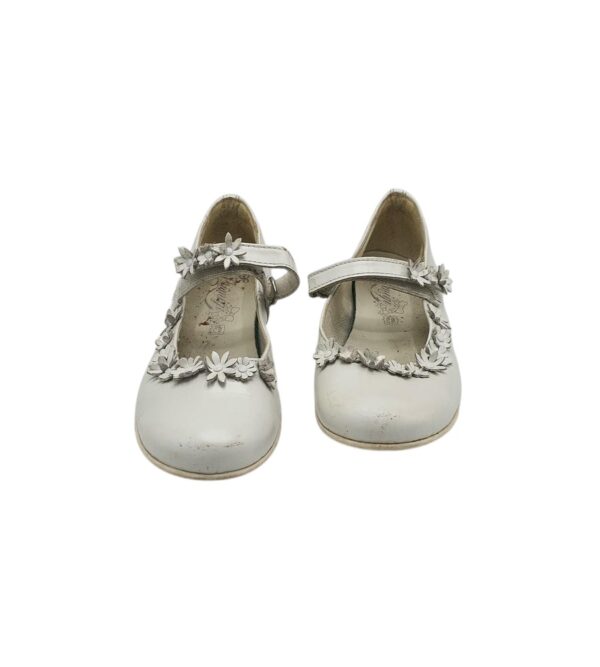 Balerini copii Primigi 35, imitatie de piele, alb - imagine 3