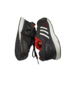 Adidasi dama Adidas 38, imitatie de piele, material textil, negru - imagine 4