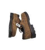 Pantofi barbati Company 42, piele intoarsa, maro - imagine 4