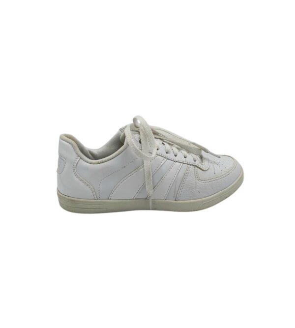 Adidasi dama Vty 39, imitatie de piele, alb - imagine 1