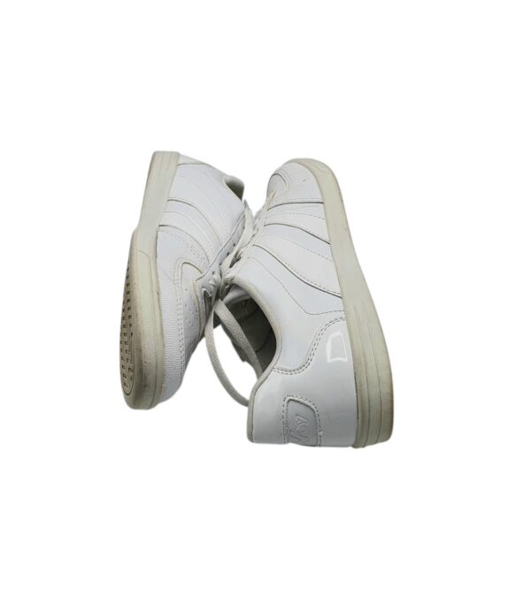 Adidasi dama Vty 39, imitatie de piele, alb - imagine 4
