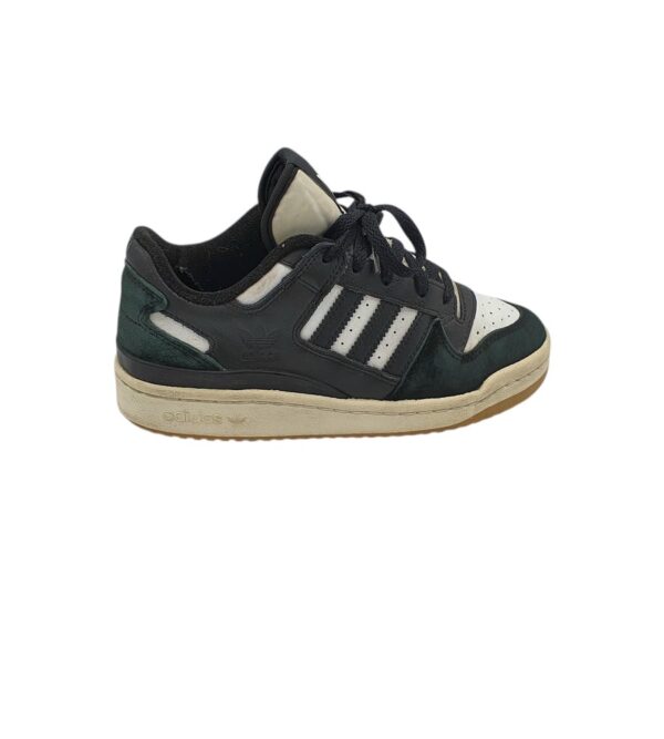 Adidasi dama Adidas 39, piele, piele intoarsa, negru alb - imagine 1