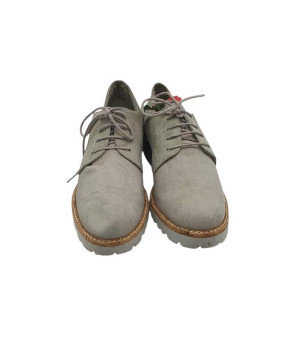 Pantofi dama Tamaris 38, piele intoarsa, gri - imagine 3