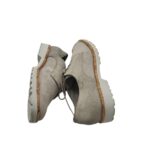 Pantofi dama Tamaris 38, piele intoarsa, gri - imagine 4
