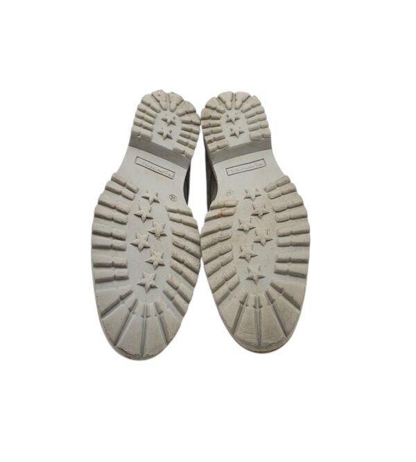 Pantofi dama Tamaris 38, piele intoarsa, gri - imagine 5