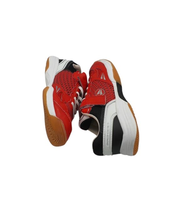 Adidasi copii Jako 33, imitatie de piele, material textil, rosu - imagine 4